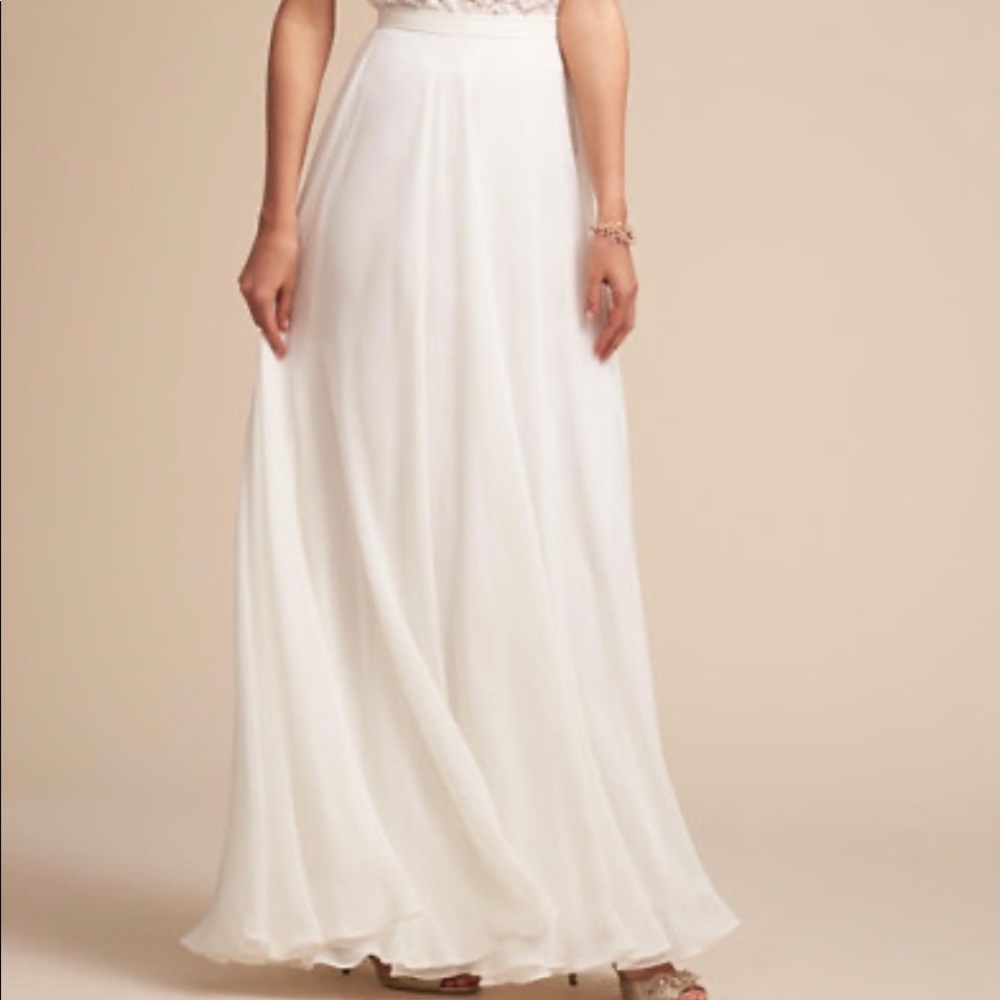 Bhldn Jenny Yoo Hampton Skirt - Size 16 - new